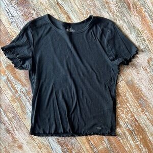 Hollister Black Short Sleeve Tee